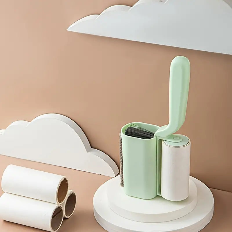 Reusable Lint Roller Brush with Soft Bristles (1pc)